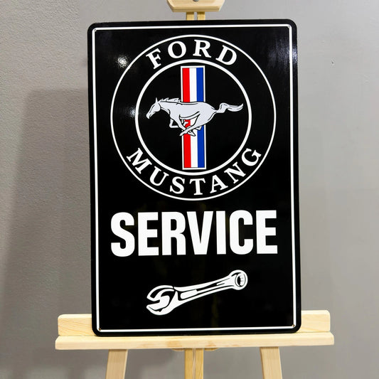 Ford Mustang Service Metal Tabela