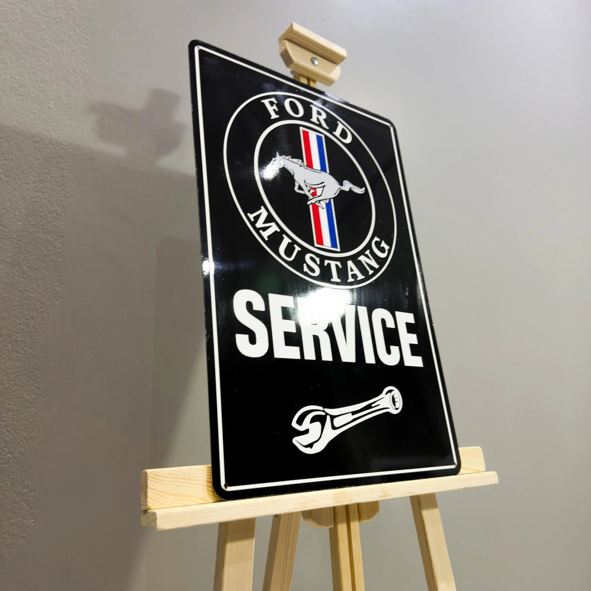 Ford Mustang Service Metal Tabela