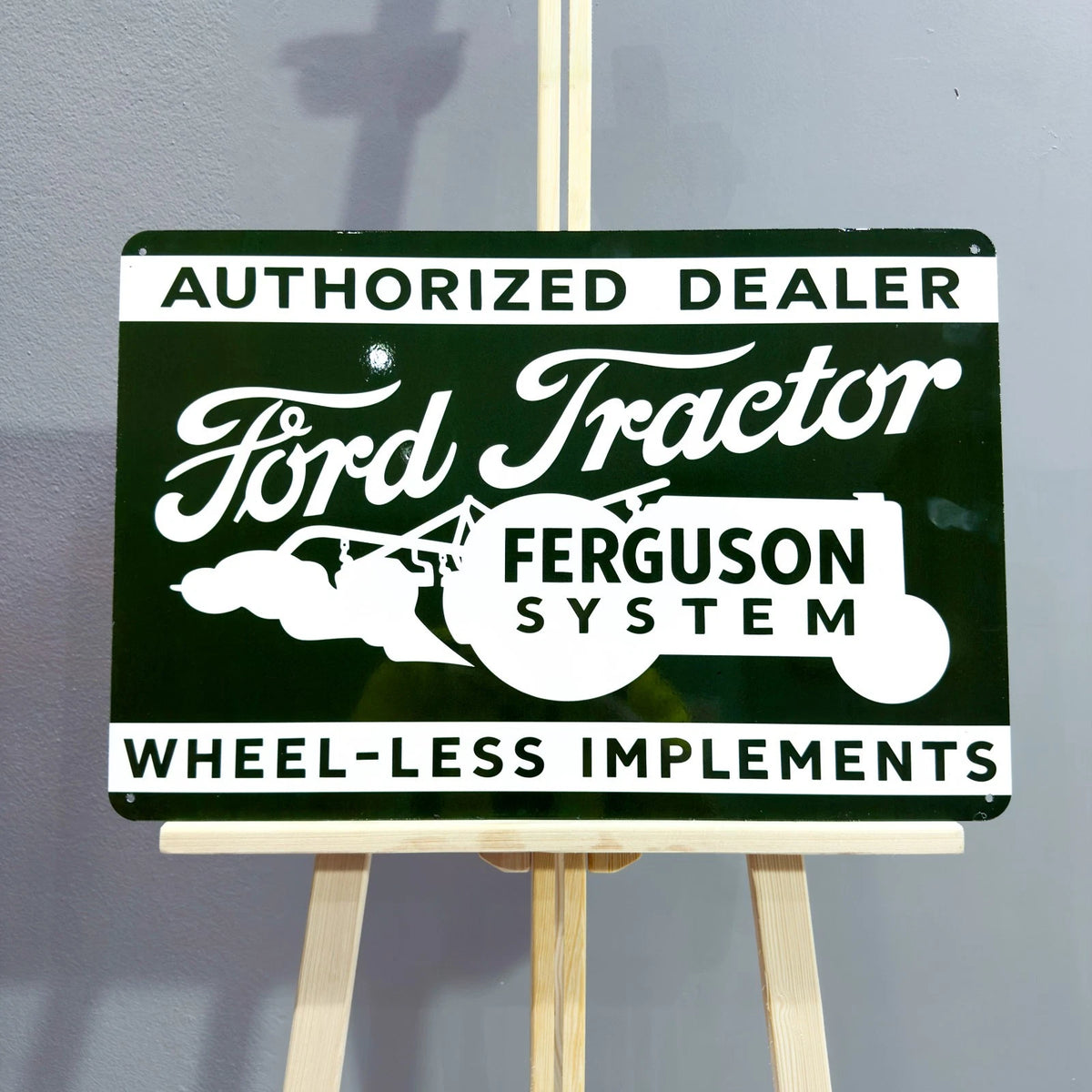 Ford Tractor Ferguson System Dealer Metal Tabela