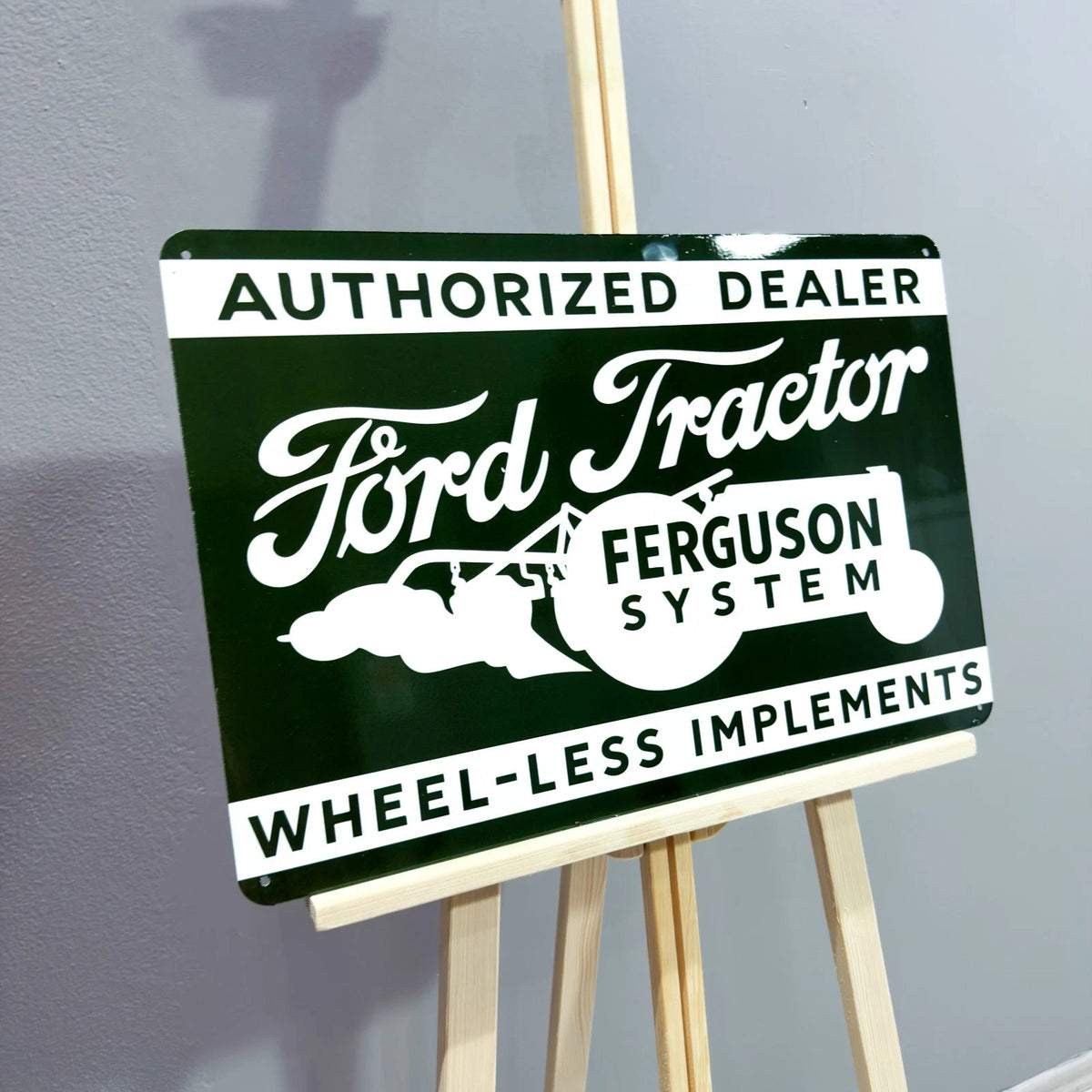 Ford Tractor Ferguson System Dealer Metal Tabela