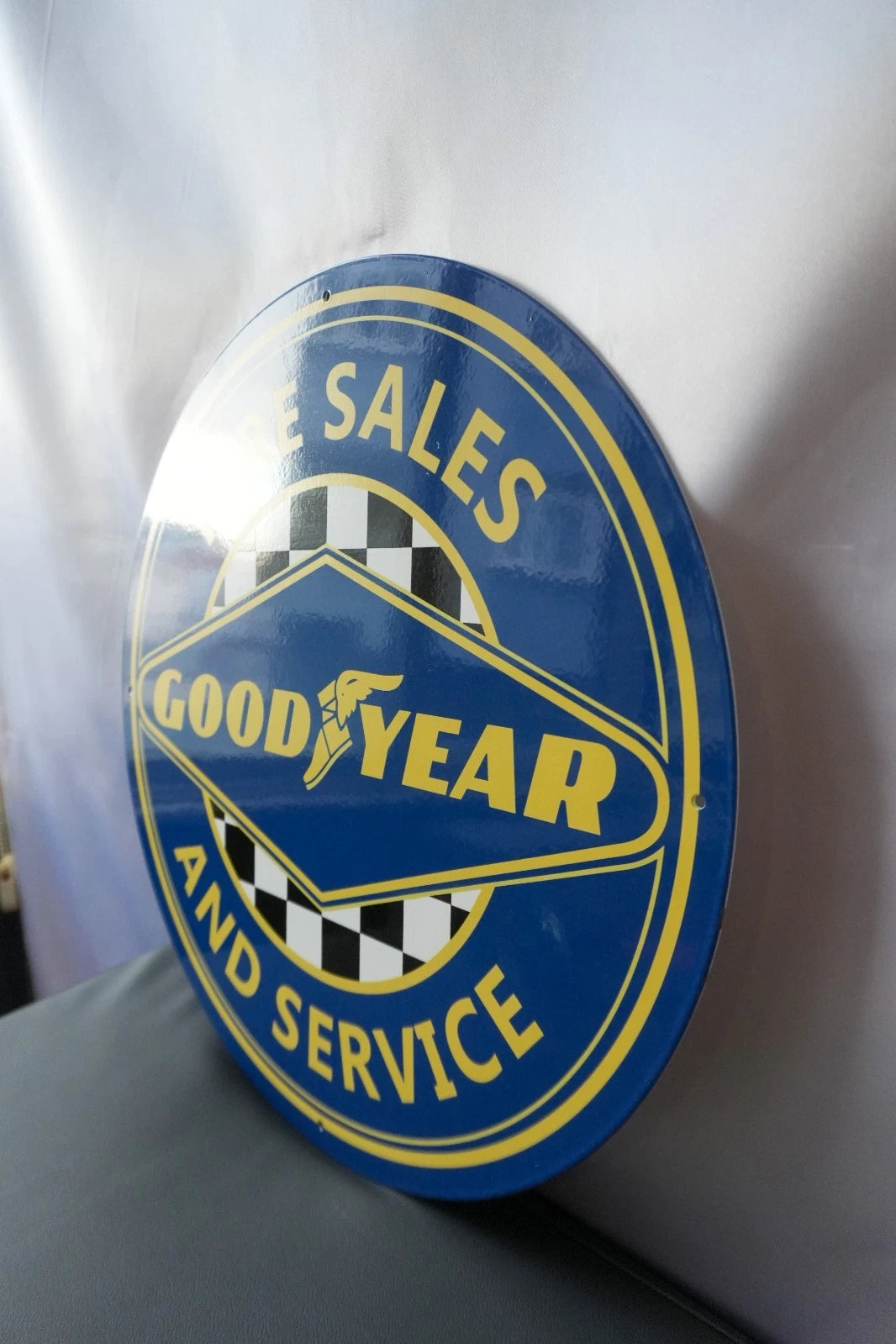 Goodyear Tyre Sales & Service - Racing Metal Tabela
