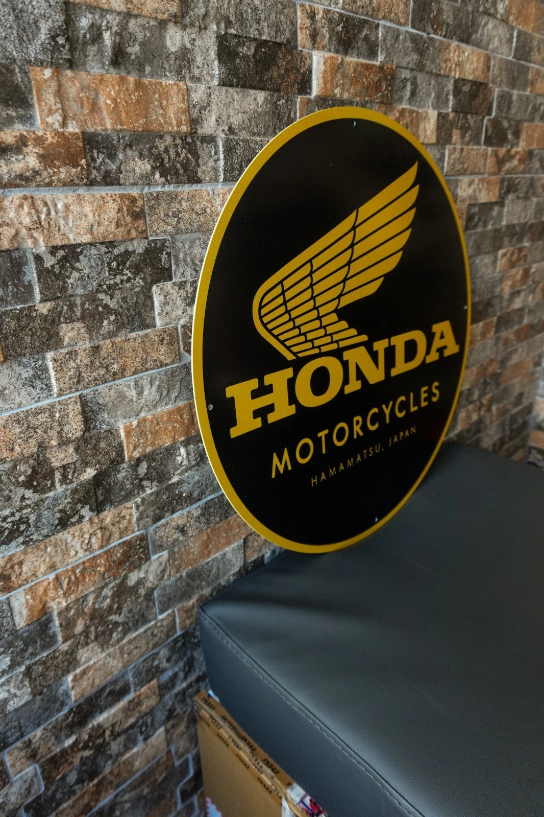 HONDA MOTORCYCLES - Wing Logo Metal Tabela