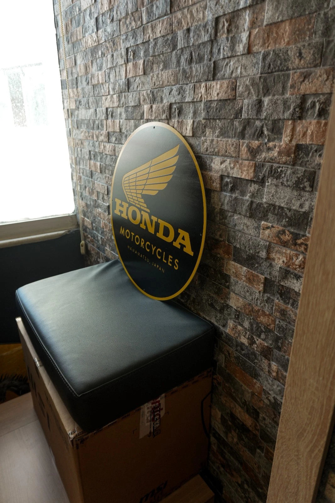 HONDA MOTORCYCLES - Wing Logo Metal Tabela