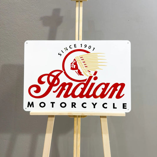 Indian Motorcycle Since 1901 Metal Tabela
