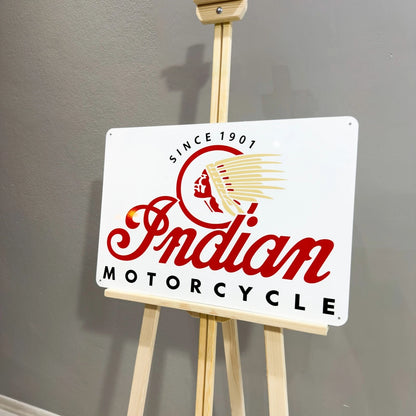 Indian Motorcycle Since 1901 Metal Tabela