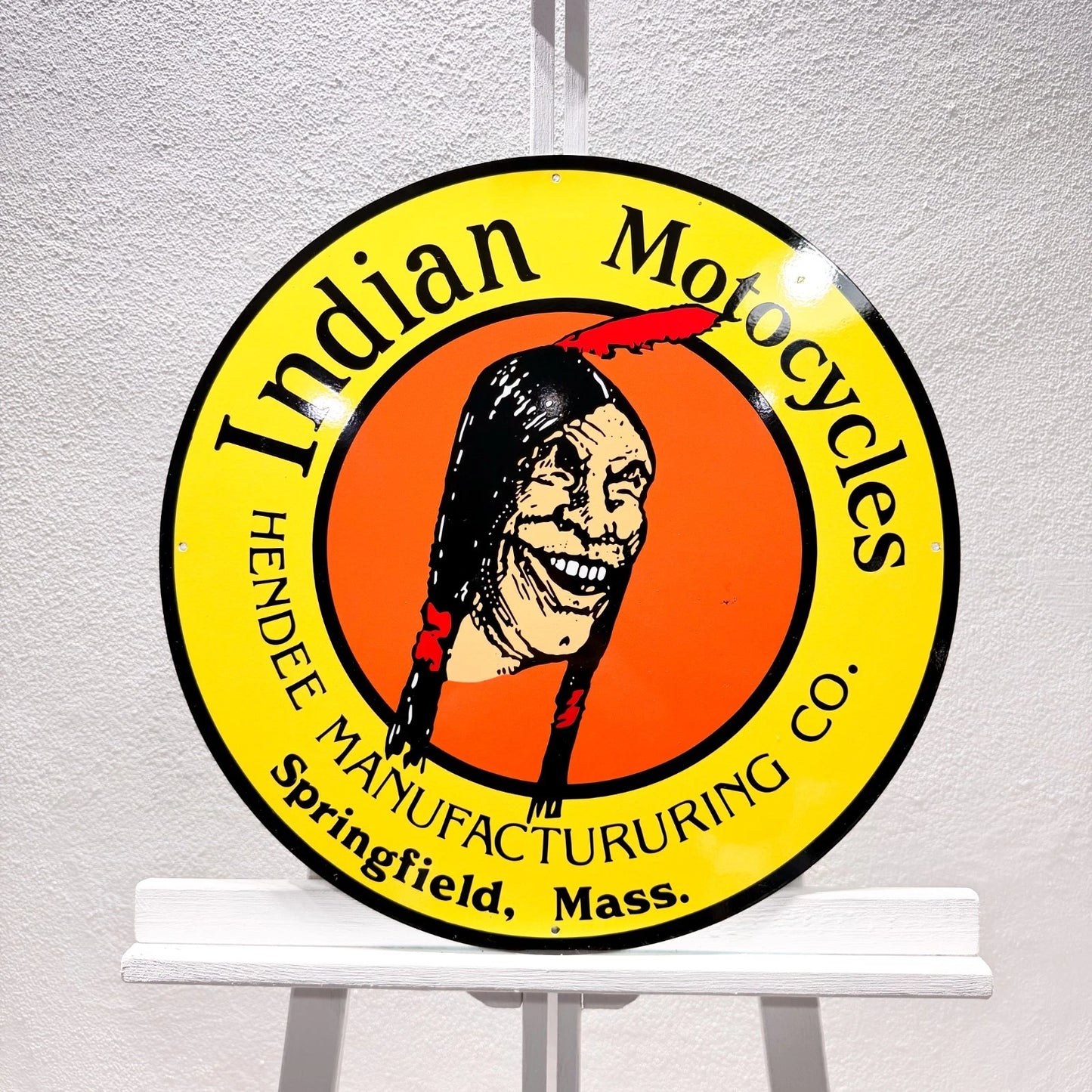Indian Motorcycles Metal Tabela