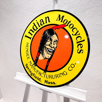 Indian Motorcycles Metal Tabela