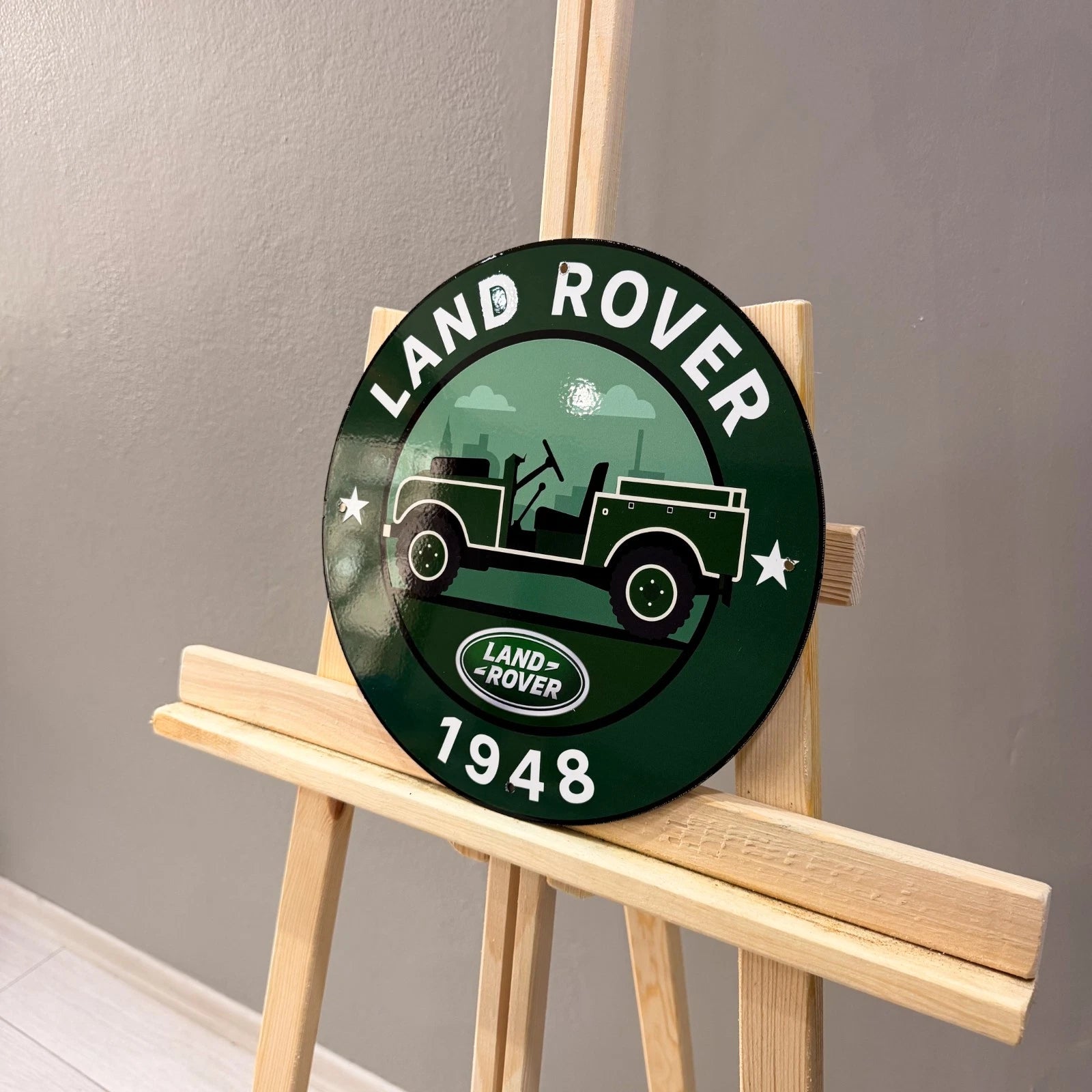 Land Rover 1948 Metal Tabela