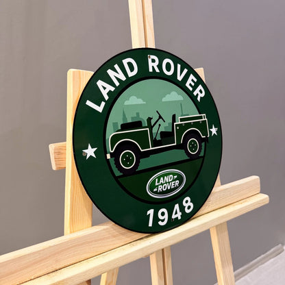 Land Rover 1948 Metal Tabela