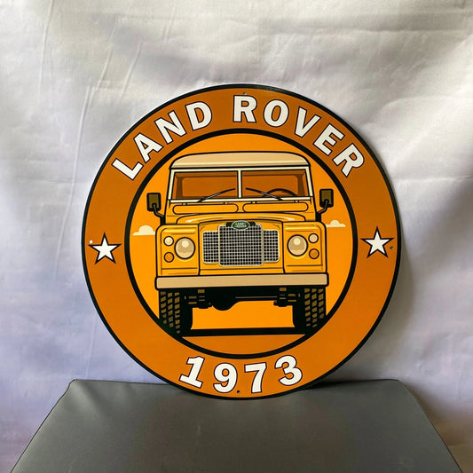 Land Rover 1973 - Heritage Adventure Metal Tabela