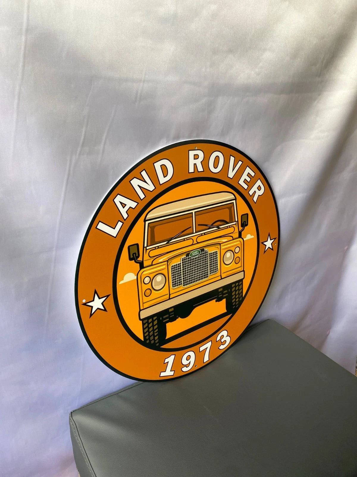 Land Rover 1973 - Heritage Adventure Metal Tabela