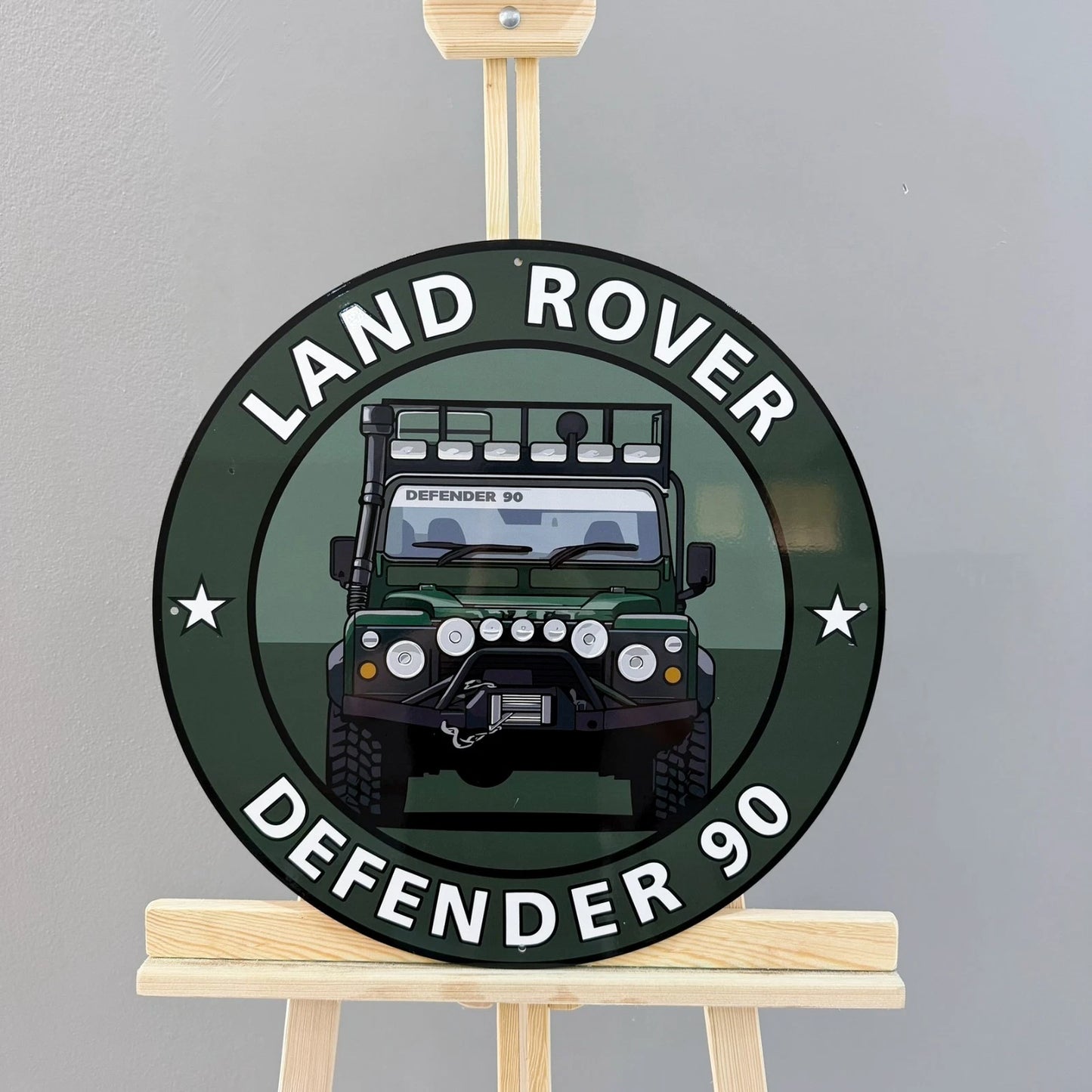 Land Rover Defender 90 - Off-Road Metal Tabela