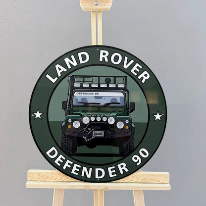 Land Rover Defender 90 - Off-Road Metal Tabela