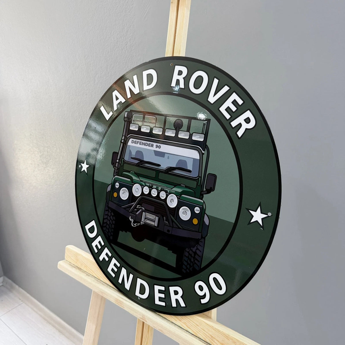 Land Rover Defender 90 - Off-Road Metal Tabela