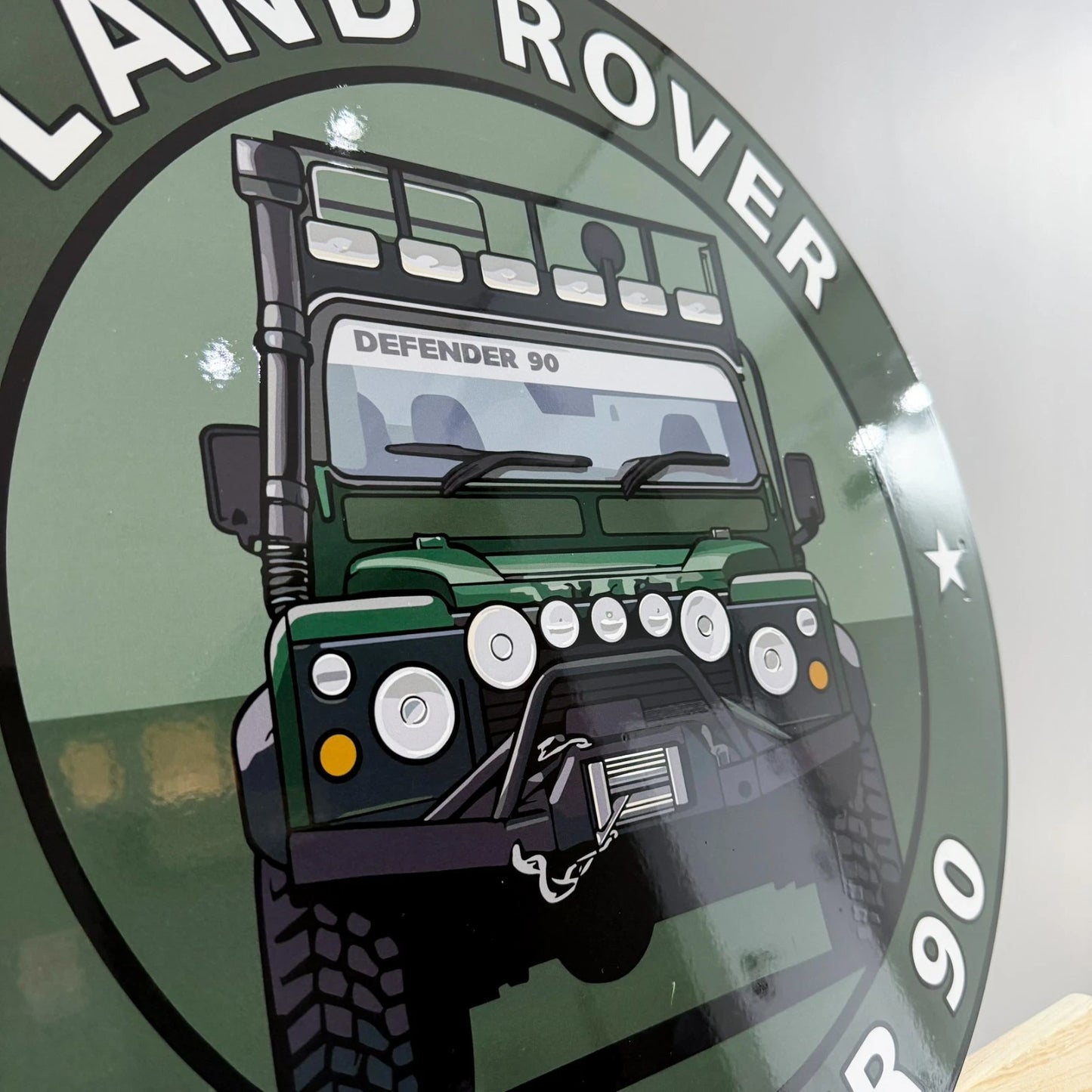 Land Rover Defender 90 - Off-Road Metal Tabela