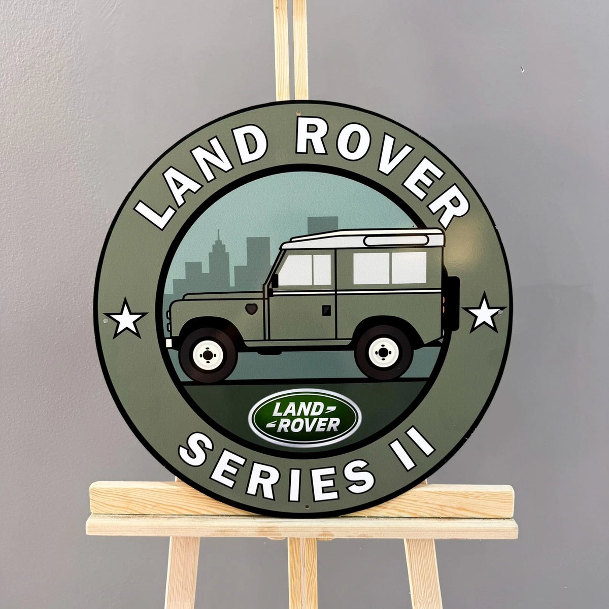Land Rover Series II - Classic British Off-Road Metal Tabela
