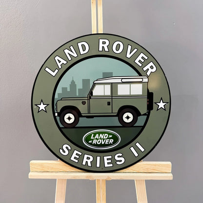 Land Rover Series II - Classic British Off-Road Metal Tabela