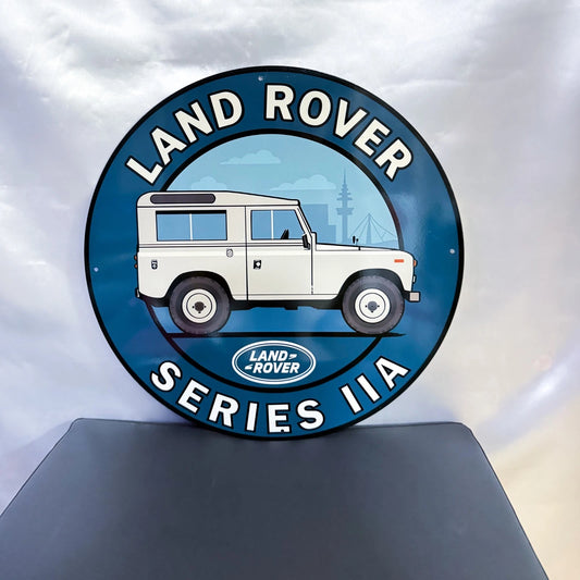 Land Rover Series IIA - Classic British Off-Road Metal Tabela