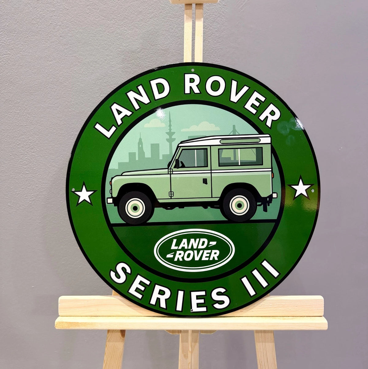 Land Rover Series III - Classic British - 19.7 Metal Tabela