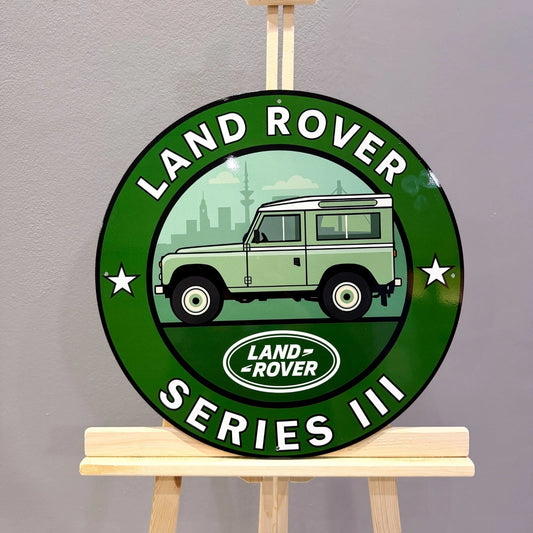 Land Rover Series III - Classic British - 19.7 Metal Tabela