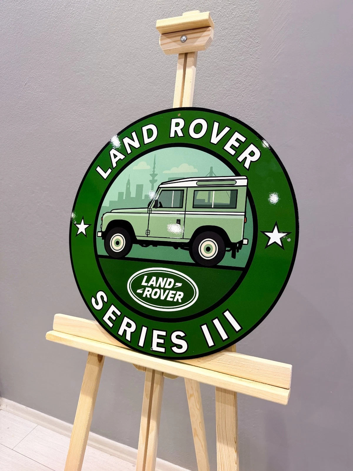 Land Rover Series III - Classic British - 19.7 Metal Tabela