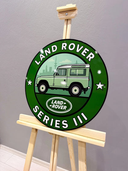Land Rover Series III - Classic British - 19.7 Metal Tabela