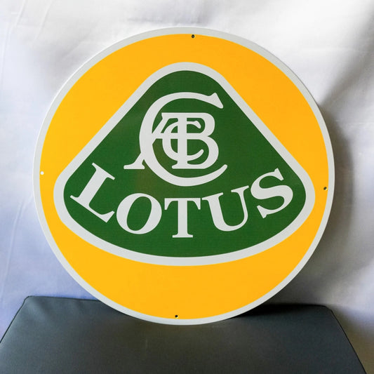 Lotus Classic Racing Logo Metal Tabela