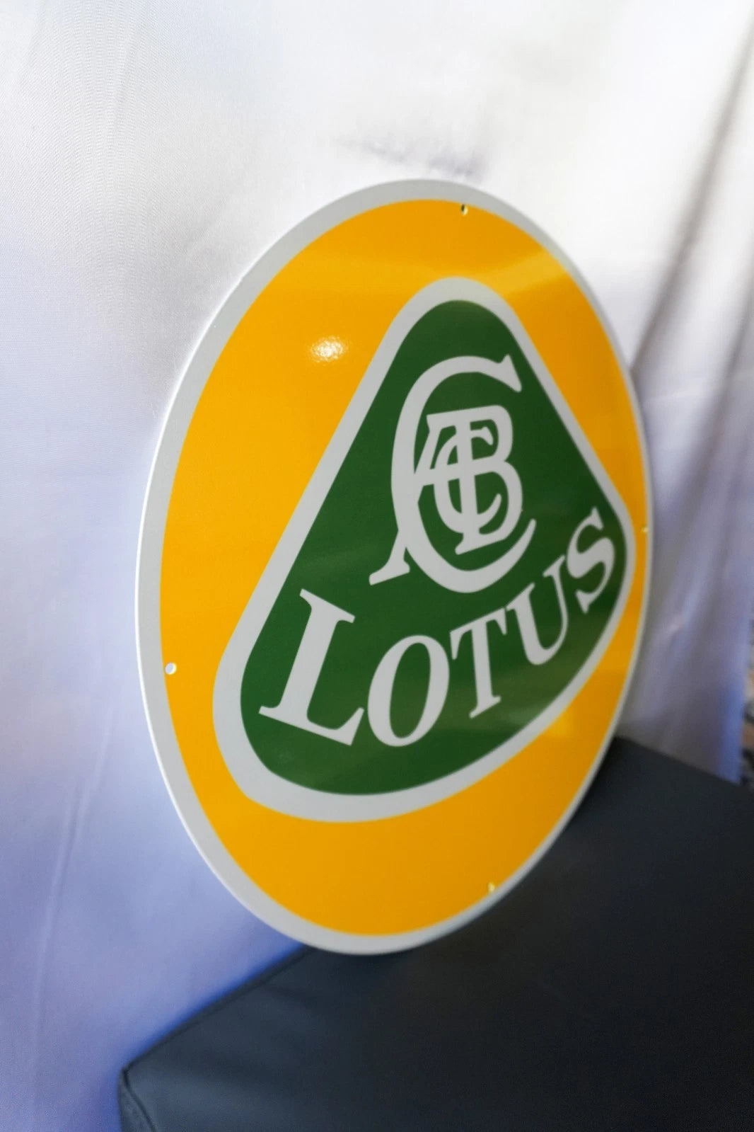 Lotus Classic Racing Logo Metal Tabela