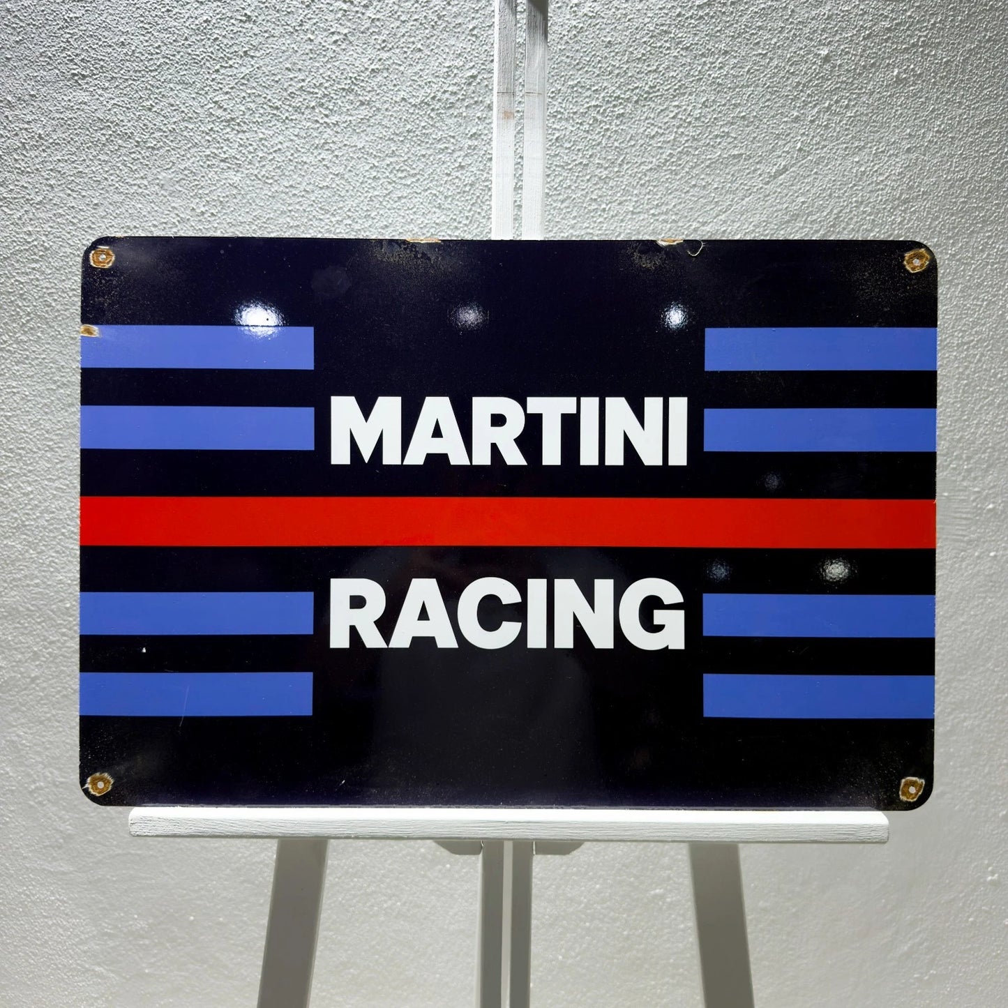 Martini Rusty Racing Metal Tabela