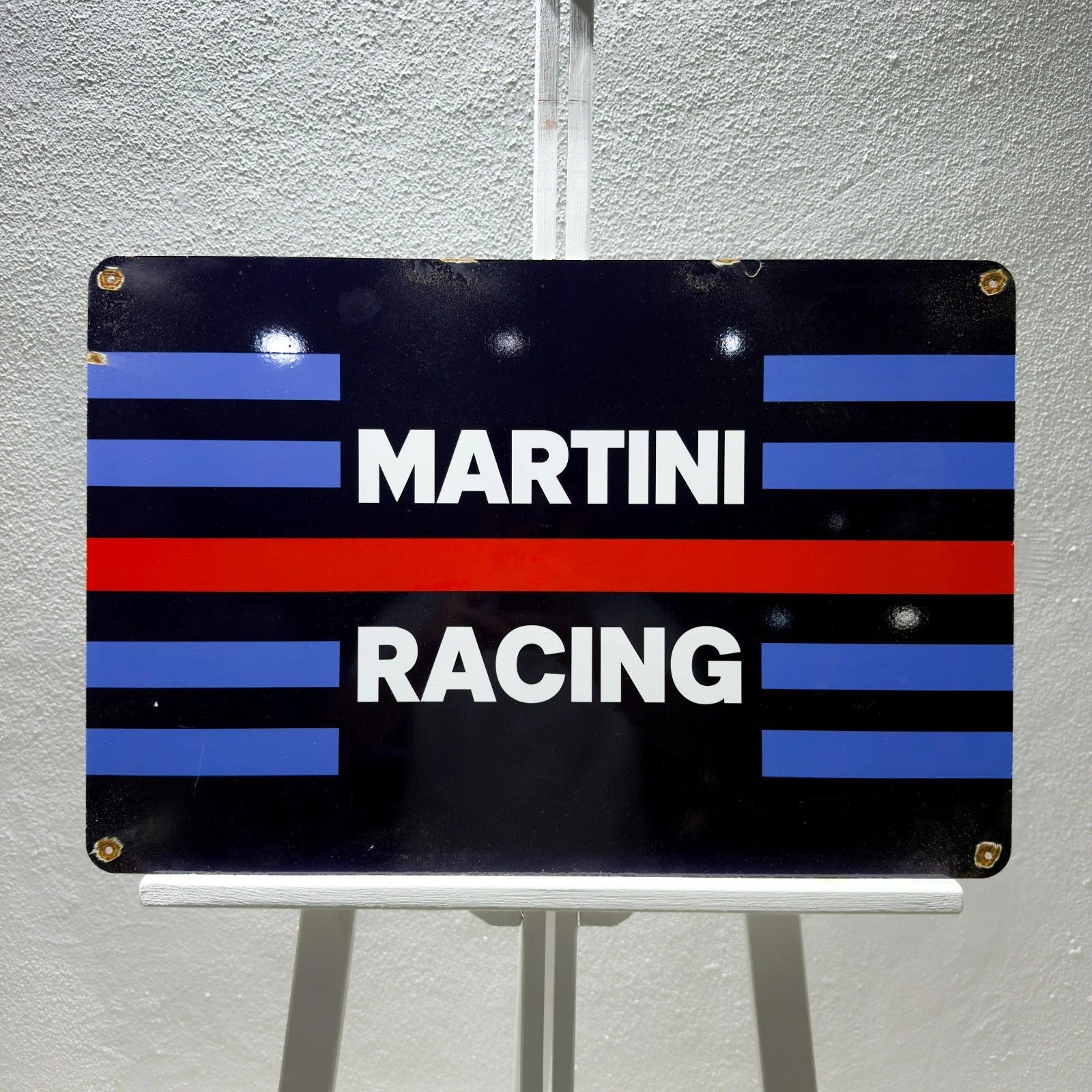 Martini Rusty Racing Metal Tabela