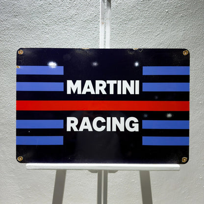 Martini Rusty Racing Metal Tabela