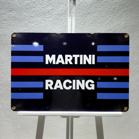 Martini Rusty Racing Metal Tabela