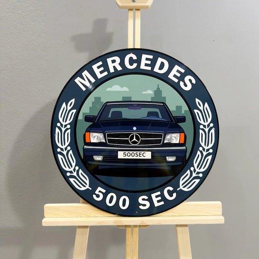 Mercedes 500 SEC Metal Tabela