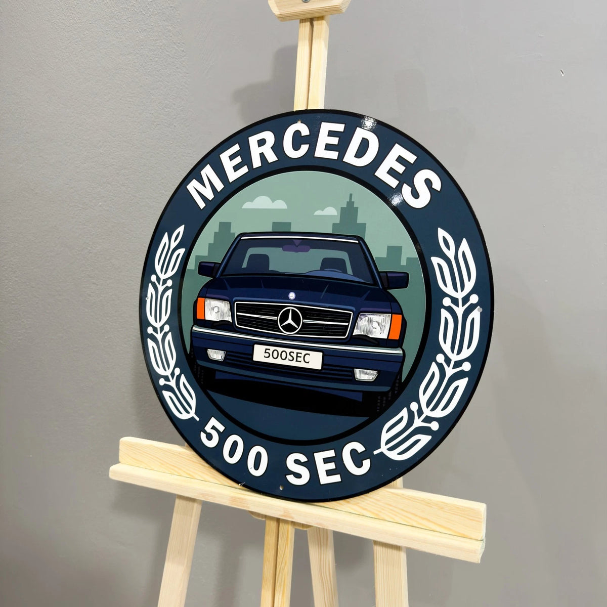 Mercedes 500 SEC Metal Tabela