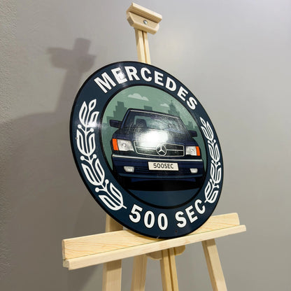 Mercedes 500 SEC Metal Tabela
