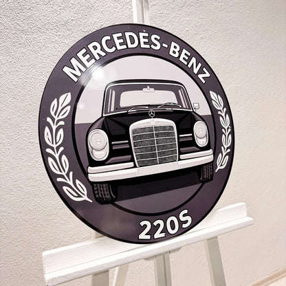 Mercedes Benz 220S Classic Car Metal Tabela