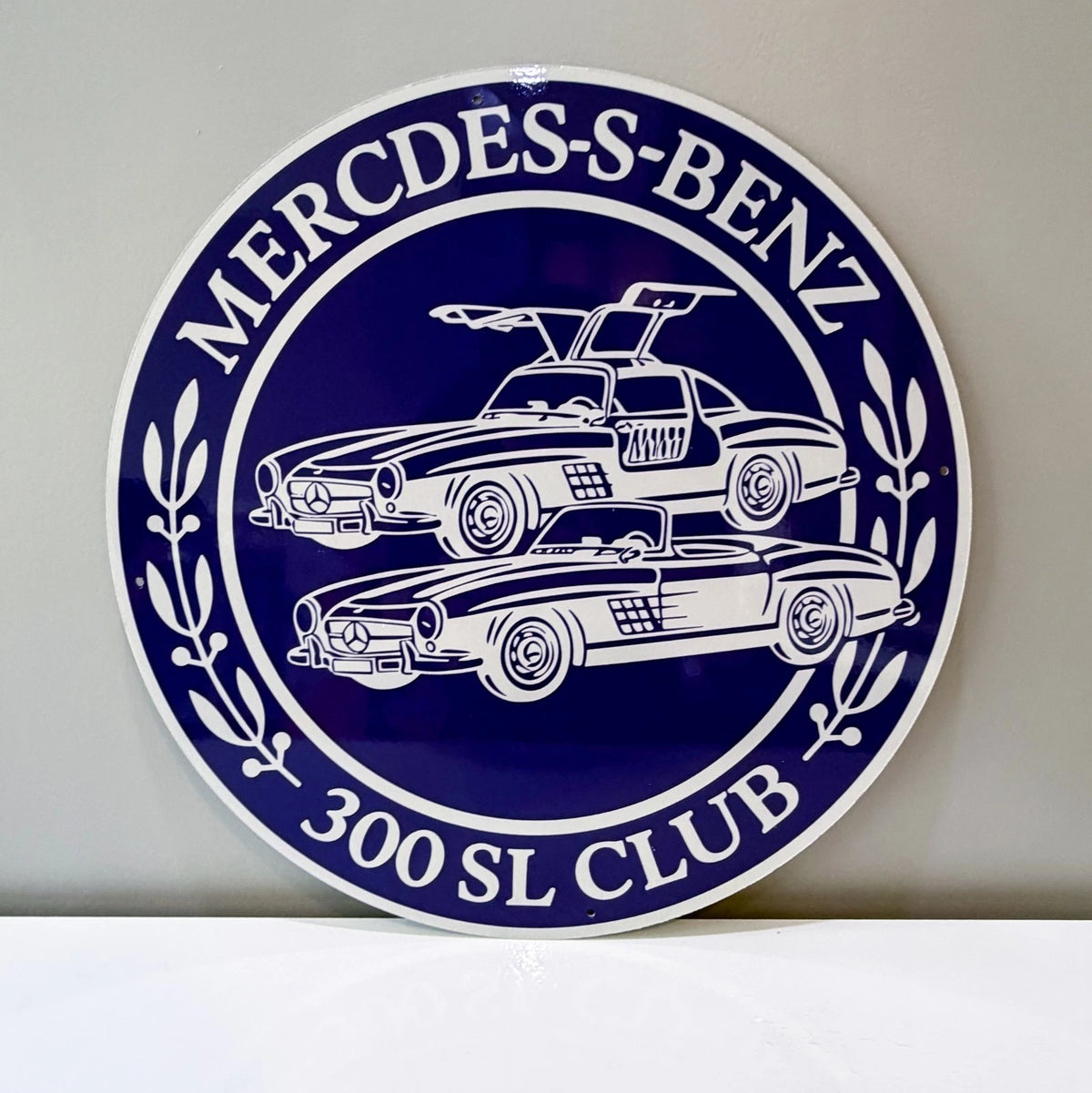 Mercedes-Benz 300 SL Club - Classic Gullwing - 19.7 Metal Tabela