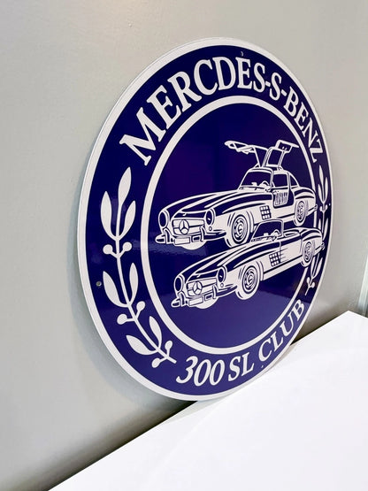 Mercedes-Benz 300 SL Club - Classic Gullwing - 19.7 Metal Tabela