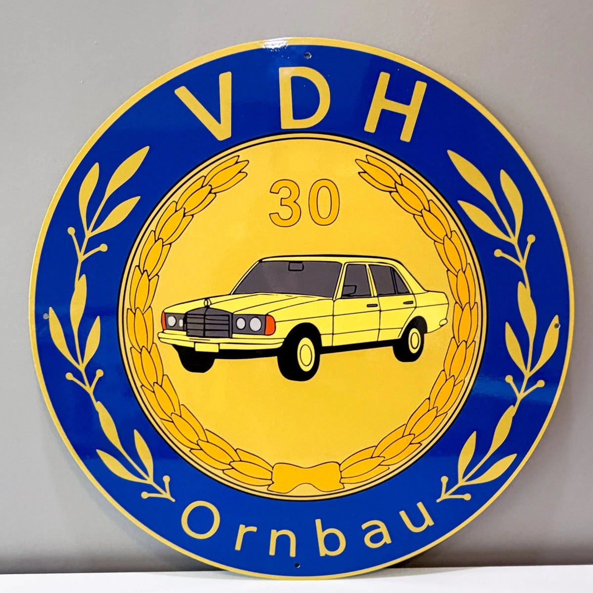 Mercedes-Benz VDH Ornbau 30 Years Metal Tabela