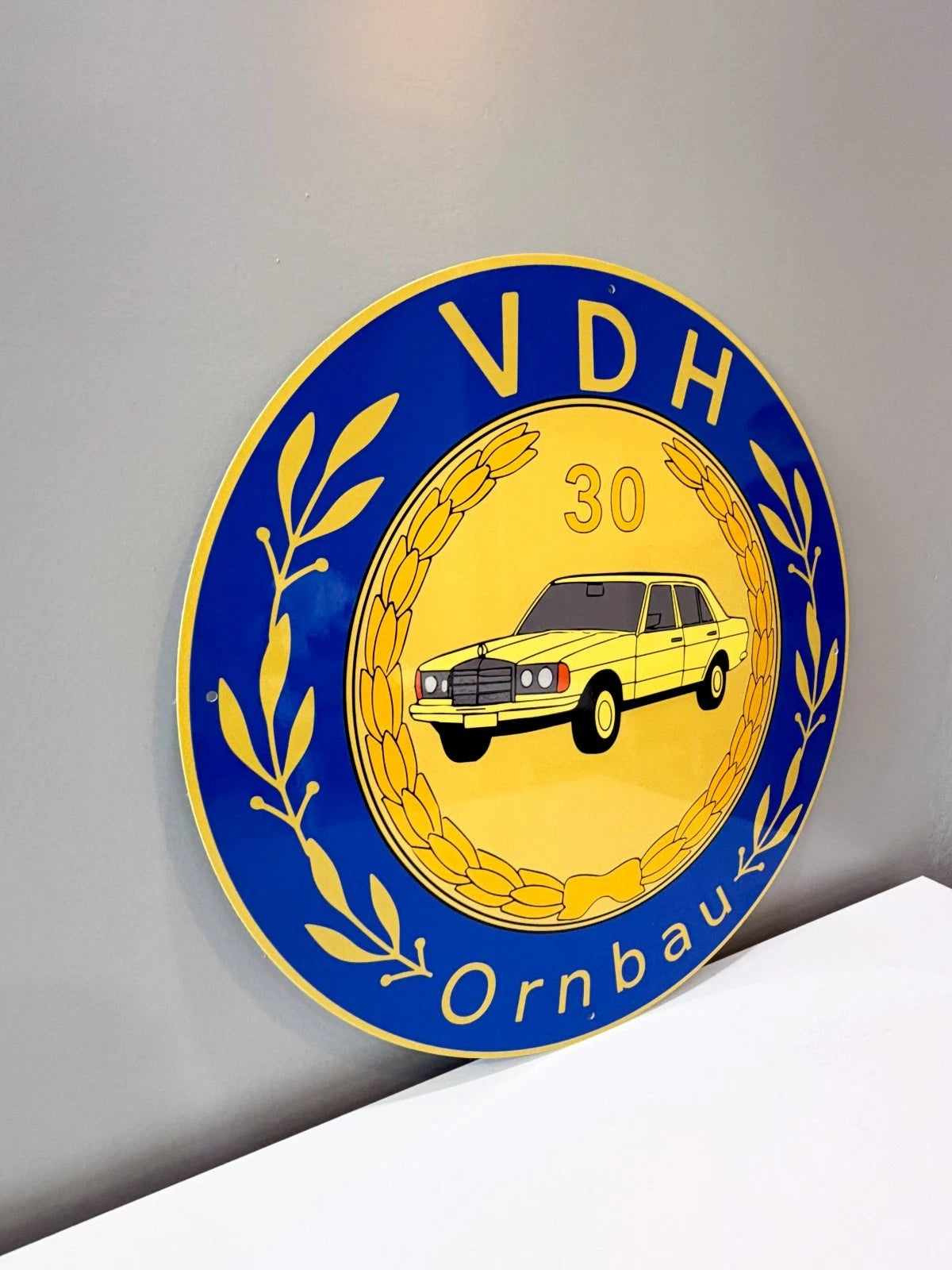 Mercedes-Benz VDH Ornbau 30 Years Metal Tabela