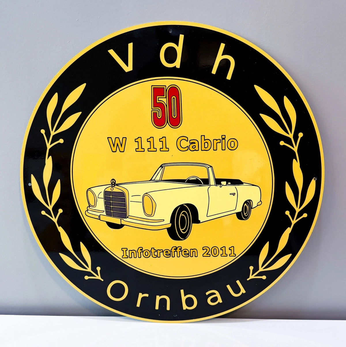 Mercedes-Benz W111 Cabrio - 50 Years 19.7 Metal Tabela