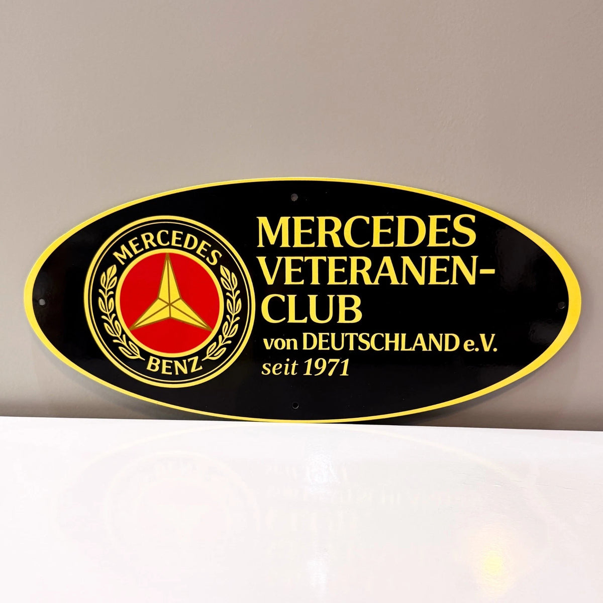 Mercedes Veteranen Club Metal Tabela
