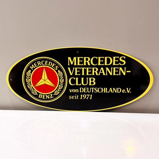 Mercedes Veteranen Club Metal Tabela