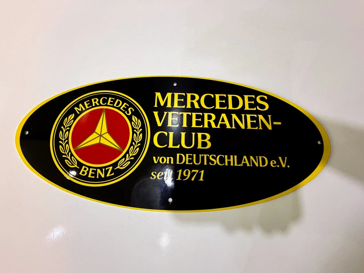 Mercedes Veteranen Club Metal Tabela
