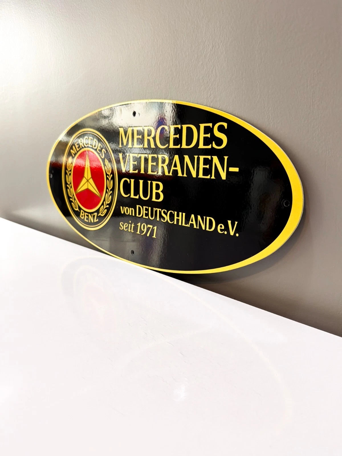 Mercedes Veteranen Club Metal Tabela