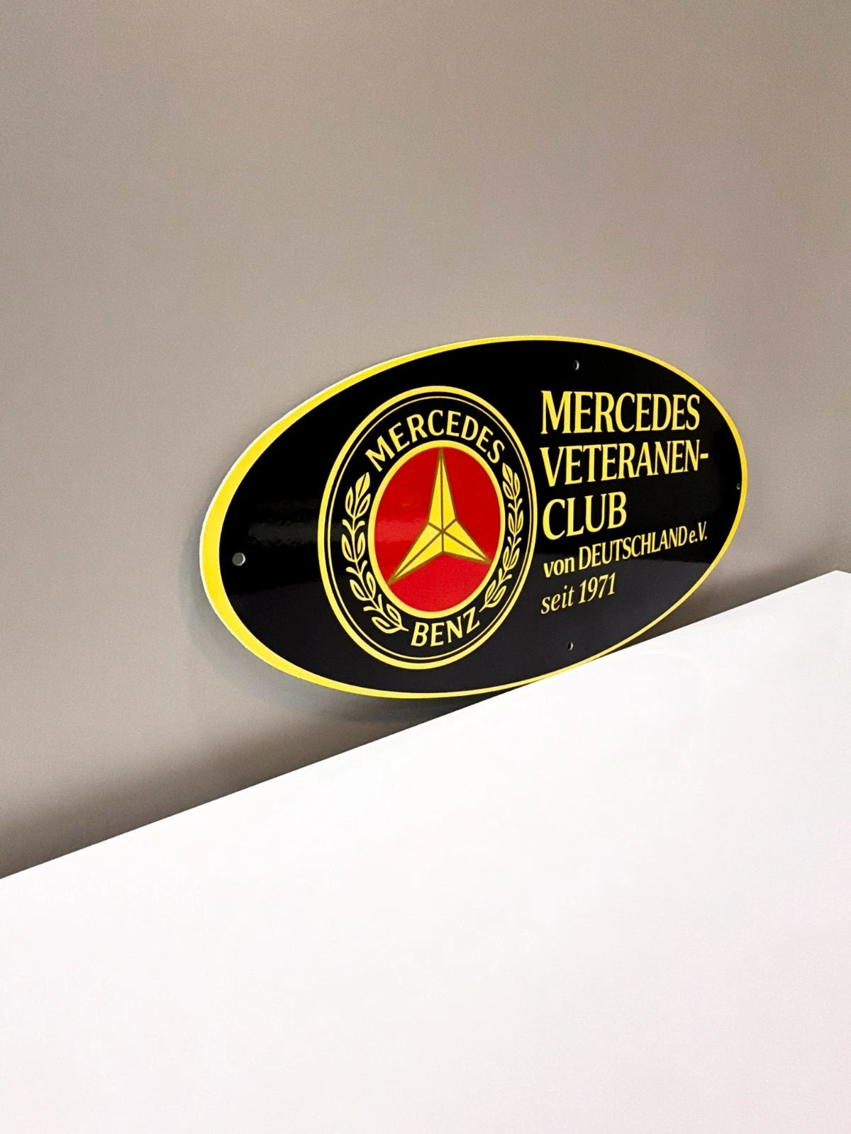 Mercedes Veteranen Club Metal Tabela