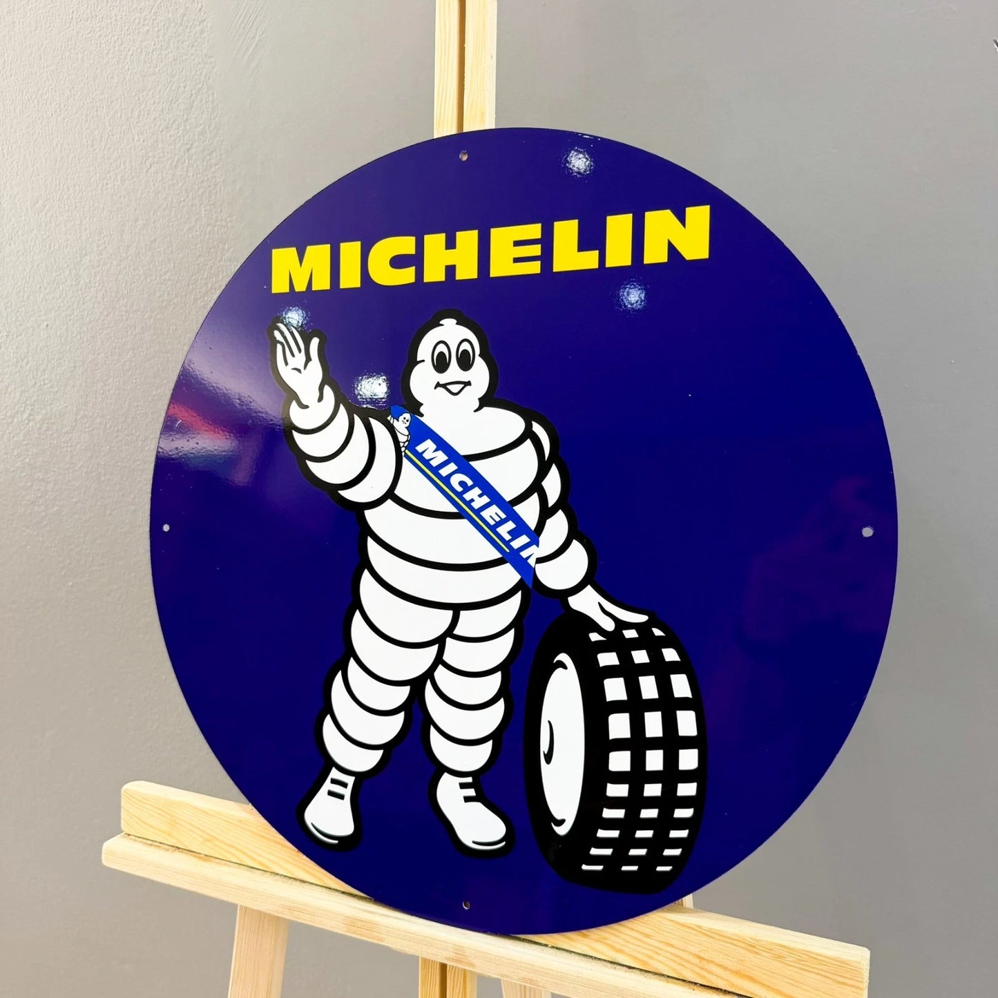 Michelin Bibendum - Tire Man Metal Tabela