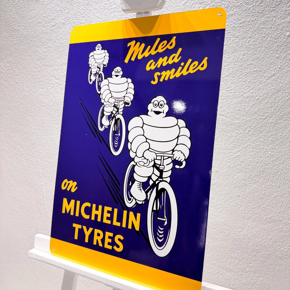 Michelin Cycling Advertising Metal Tabela