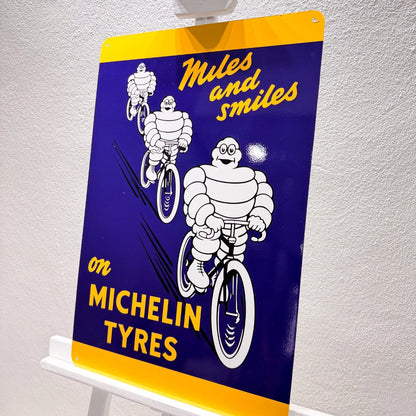 Michelin Cycling Advertising Metal Tabela