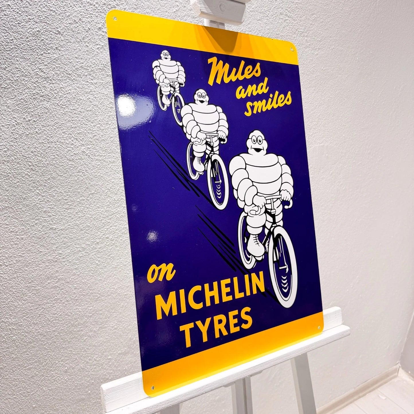 Michelin Cycling Advertising Metal Tabela